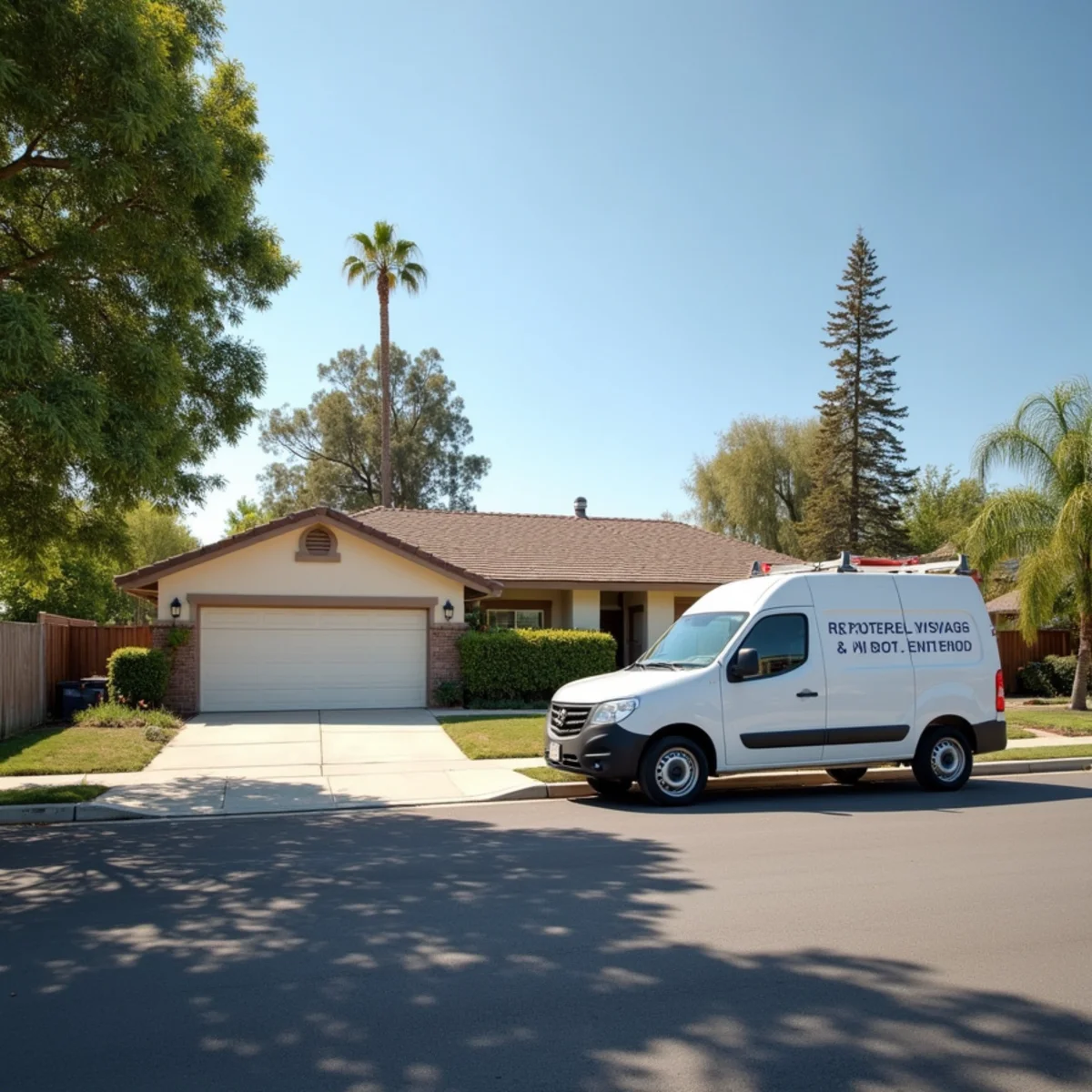 Water heater leak cleanup in an Imperial Estates garage, Lakewood