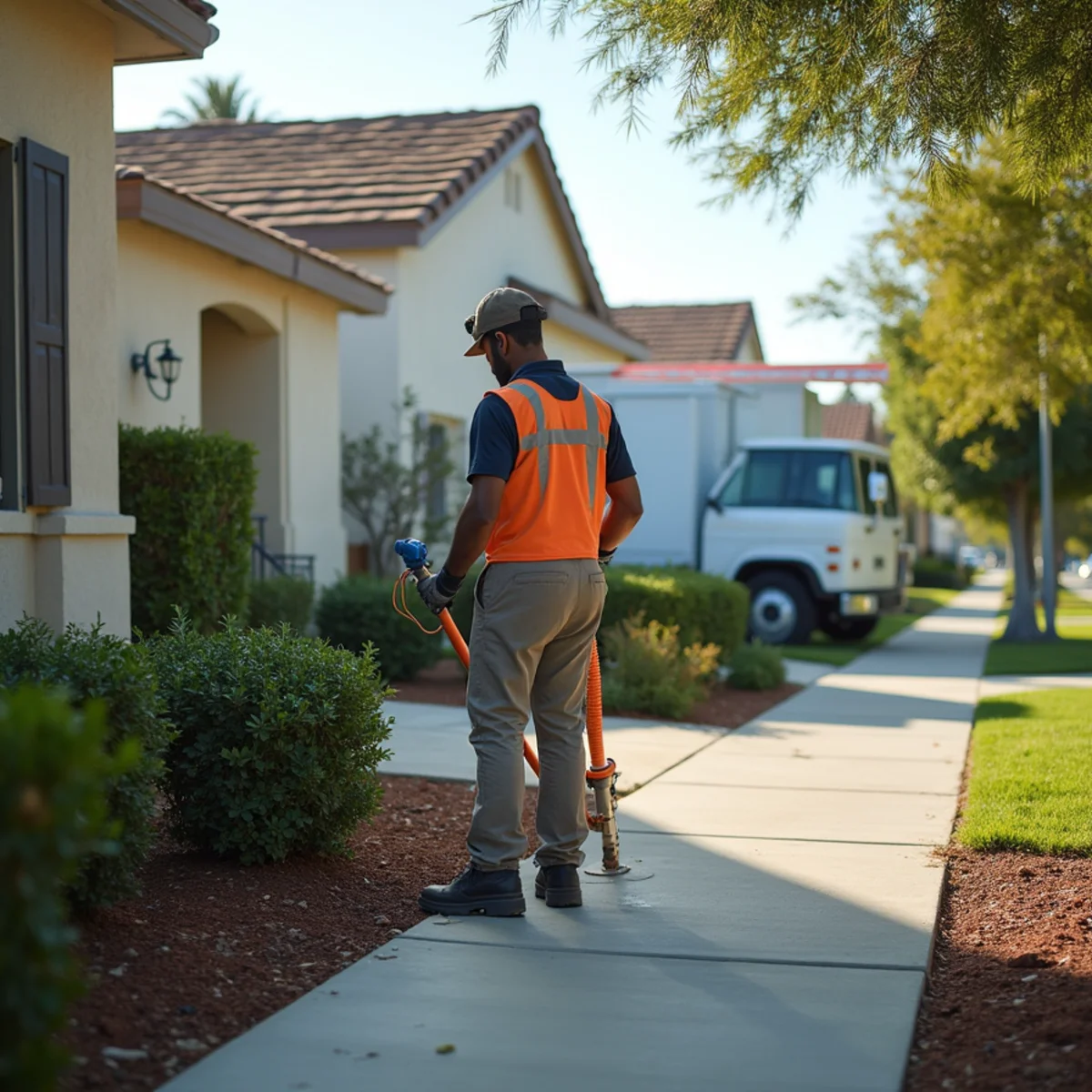 Typical Bellflower Northeast home served by our water damage restoration crew