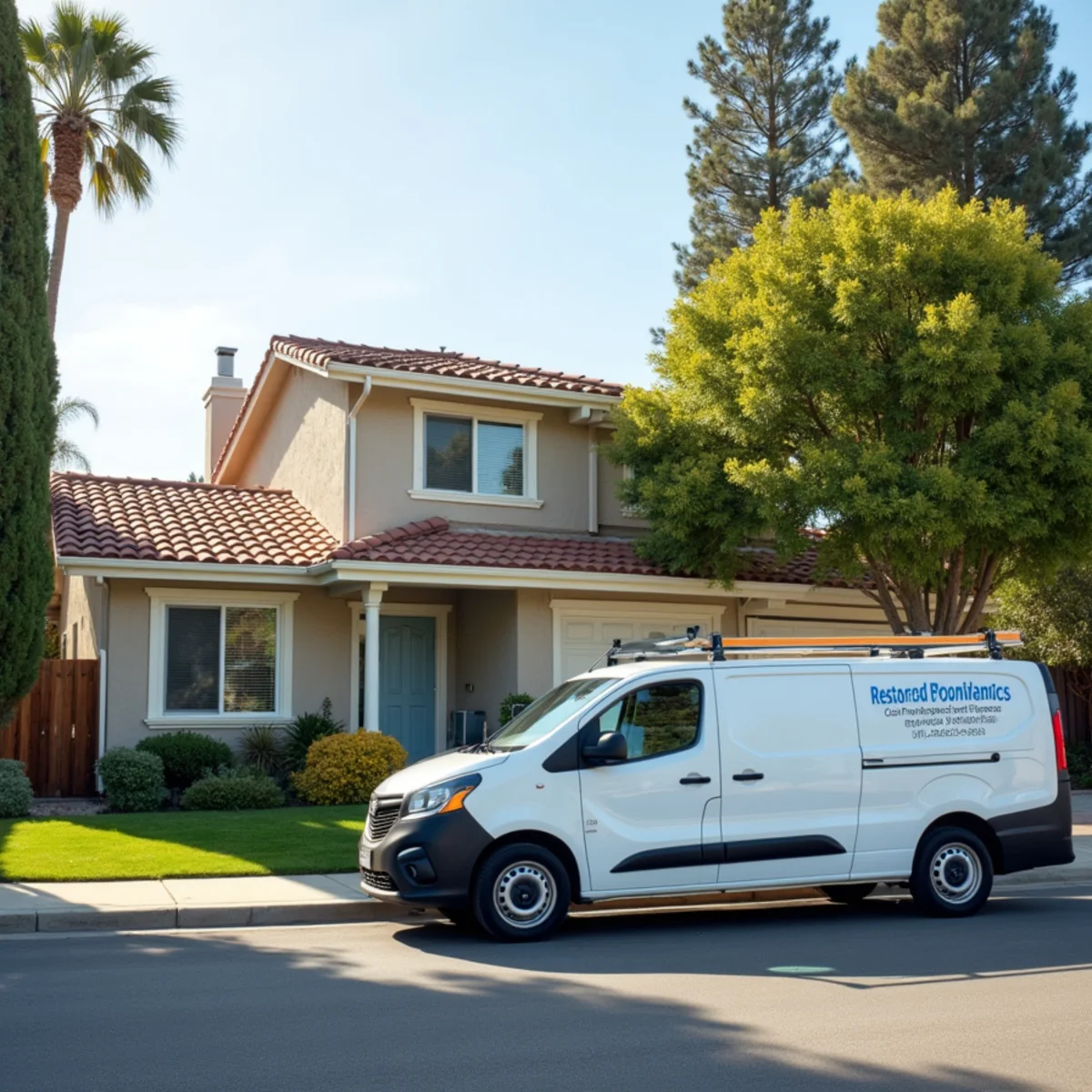 water damage restoration crew working in a Gateway Cities home near Lakewood, CA