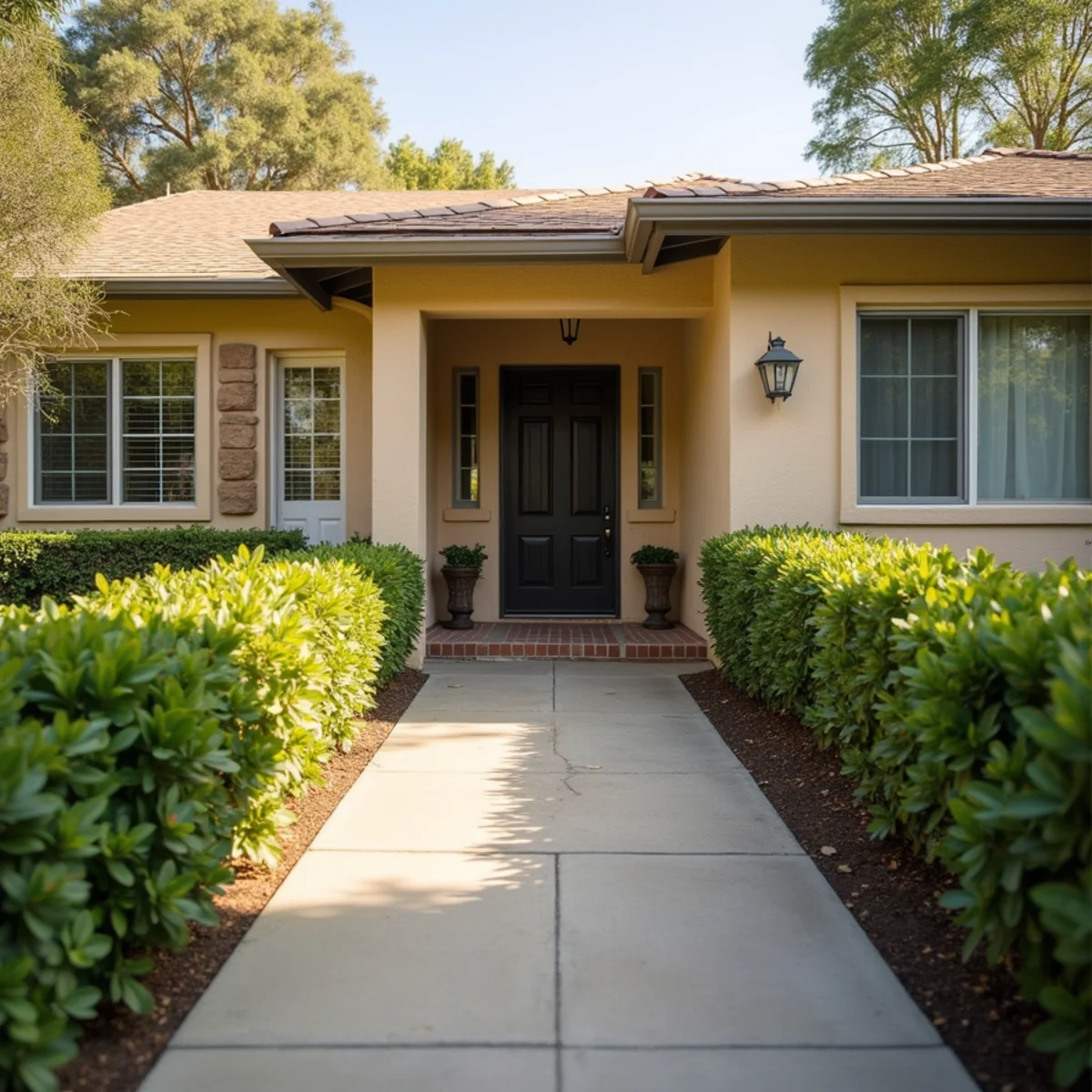 Typical Montebello home served by our water damage restoration crew